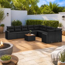 Versatile 11-Piece Garden Sofa Set for Outdoor Use