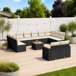 Practical 13 Piece Outdoor Sofa Set with Storage Bags