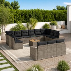 Practical 14 Piece Garden Sofa Set for Any Outdoor Space