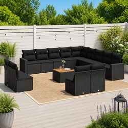 Practical 14-Piece Modular Sofa Set for Outdoor Use