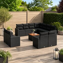 Practical Garden Sofa Set 12 Pieces for Outdoor Relaxation