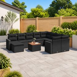 Practical 11 Piece Outdoor Garden Sofa Set for Any Space