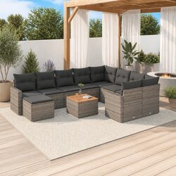 Practical 11-Piece Garden Sofa Set for Any Outdoor Space