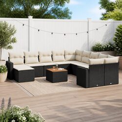 Practical 12 Piece Garden Sofa Set for Outdoor Use