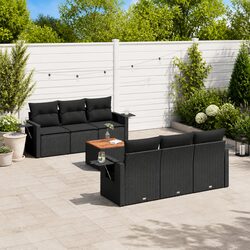 Practical 7 Piece Garden Sofa Set: Ideal for Any Outdoor Space