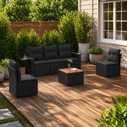 Versatile 6 Piece Garden Sofa Set for Any Outdoor Space