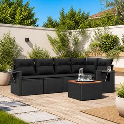 Practical 6 Piece Garden Sofa Set for Your Outdoor Needs