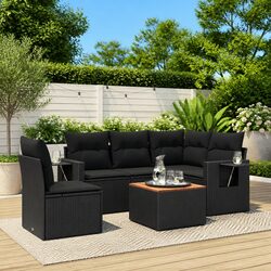 Ideal for Outdoor Gatherings: 6 Piece Garden Sofa Set