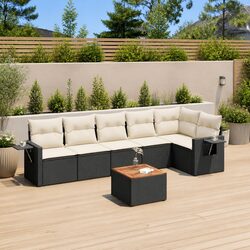 Practical 7 Piece Garden Sofa Set for Your Backyard