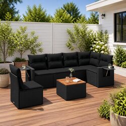Practical 7 Piece Outdoor Sofa Set for Your Home