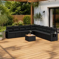 Practical 10-Piece Garden Sofa Set for Any Outdoor Setting