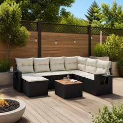 Practical 8 Piece Garden Sofa Set for Various Outdoor Uses