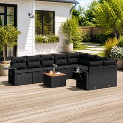 10-Piece Garden Sofa Set: Practical for Any Outdoor Setting
