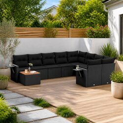 Versatile 10 Piece Garden Sofa for Any Outdoor Area