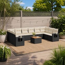 Practical 11 Piece Garden Sofa Set for Outdoor Relaxation