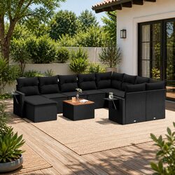 Functional 11 Piece Garden Sofa Set for Your Outdoor Needs