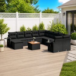 Practical Black Sofa Set for Your Patio and Garden