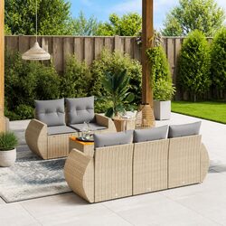 Practical 6-Piece Garden Sofa Set for Your Outdoor Space