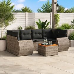 Ideal 7-Piece Garden Sofa Set for Outdoor Use