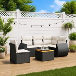 Practical 6 Piece Garden Sofa Set for Your Home