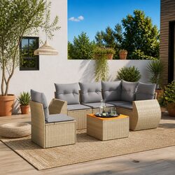 Practical 6 Piece Garden Sofa Set for Your Patio