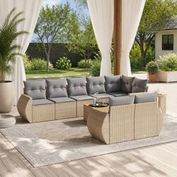Practical 9-Piece Garden Sofa Set for Your Outdoor Needs