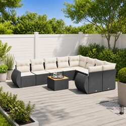 Practical 10 Piece Sofa Set for Outdoor Living