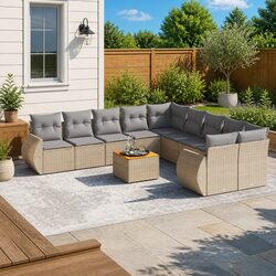 Practical 11-Piece Garden Sofa Set for Any Outdoor Area