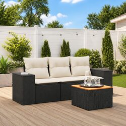 Practical 4 Piece Garden Sofa Set for Any Outdoor Area