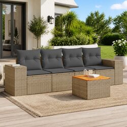 Practical 5 Piece Garden Sofa Set for Your Outdoor Areas