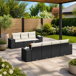 8 Piece Garden Sofa Set for Outdoor Relaxation