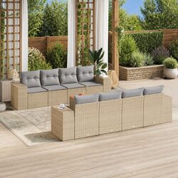 Ideal 9-Piece Sofa Set for Outdoor Gatherings