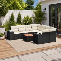 Practical 9 Piece Garden Sofa Set for Your Patio