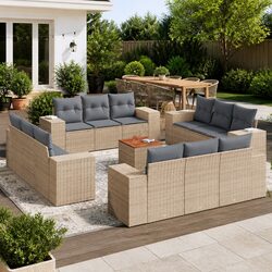 Versatile 13-Piece Garden Sofa Set for Any Outdoor Space