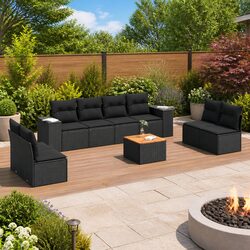 Practical 9-Piece Outdoor Sofa Set for Any Space