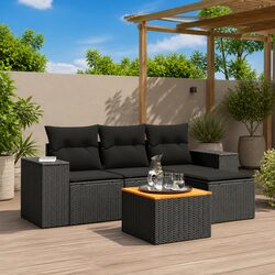 Functional 5 Piece Garden Sofa Set for Any Outdoor Space