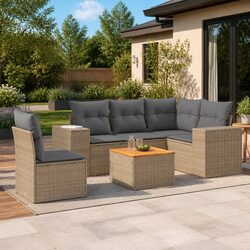 Versatile 6 Piece Garden Sofa Set for Your Patio