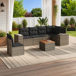 Versatile 7 Piece Garden Sofa Set for Any Outdoor Area