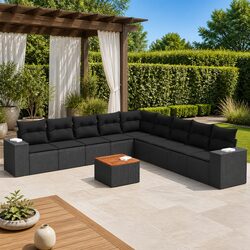 Practical 10 Piece Garden Sofa Set for Your Patio