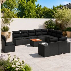 Practical 11-Piece Garden Sofa Set for Any Outdoor Gathering