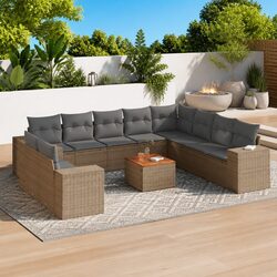 Practical 11 Piece Garden Sofa Set for Outdoor Gatherings