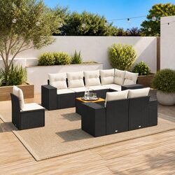Ideal 9 Piece Garden Sofa Set for Outdoor Relaxation
