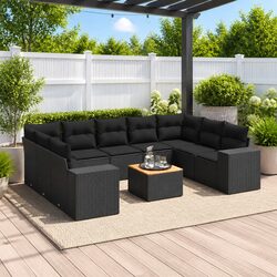 Practical 10 Piece Outdoor Sofa Set for Your Patio