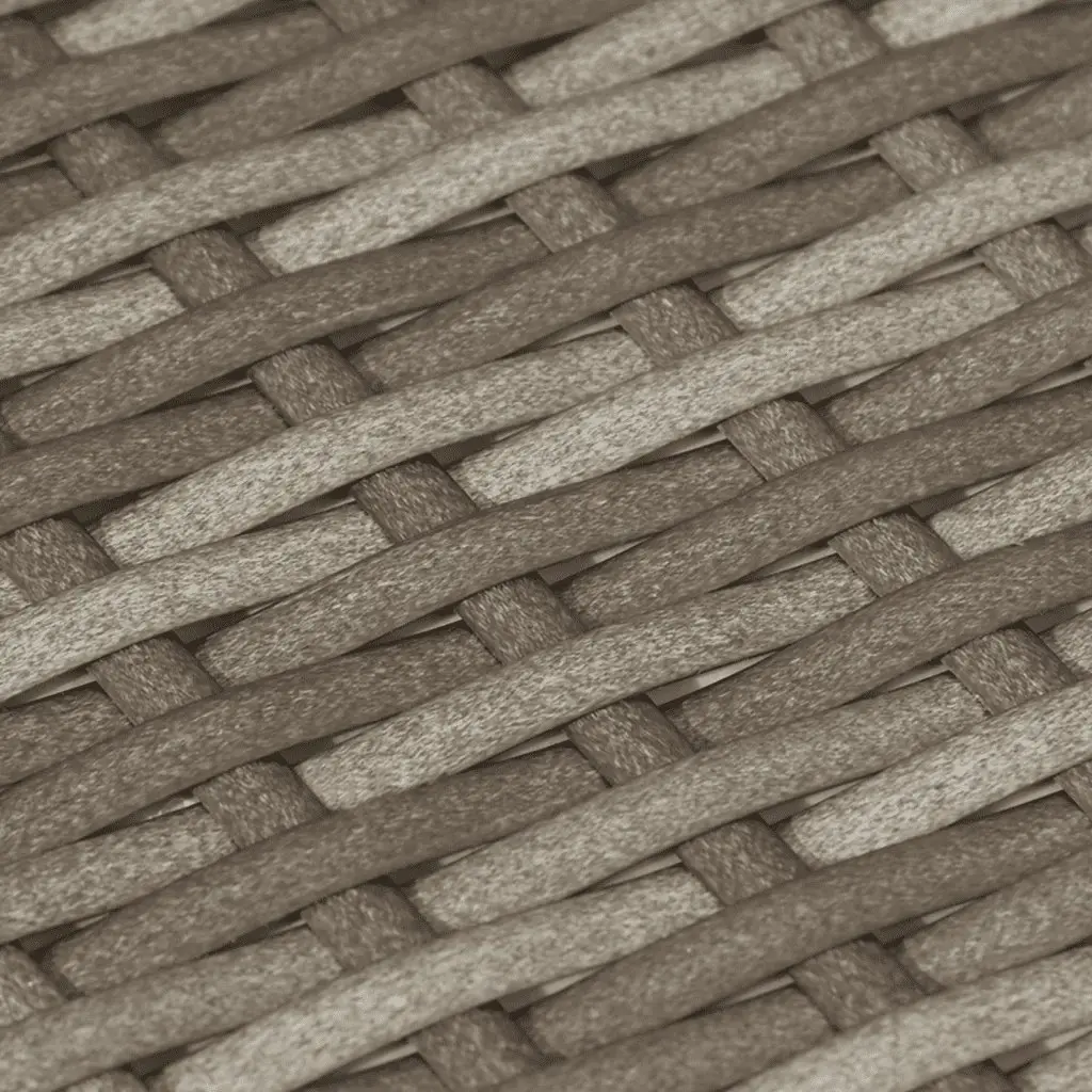 Outdoor Garden Sofa Set 10 Piece Grey Poly Rattan Patio Furniture with Cushions
