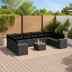 Practical 11 Piece Modular Sofa Set for Your Backyard