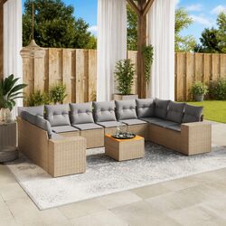 Practical 11 Piece Outdoor Garden Sofa for Your Home