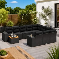 Practical 11-Piece Outdoor Sofa Set for Any Patio