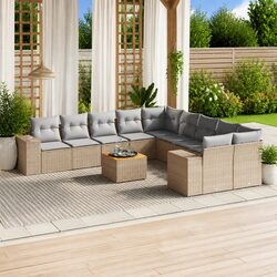 11 Piece Outdoor Sofa Set for Entertaining