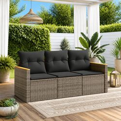 Practical Grey Garden Sofa Set for Your Patio