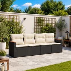 4-Piece Garden Sofa Set for Outdoor Living
